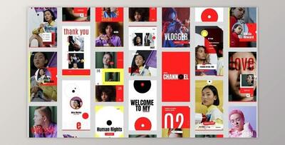 Youtube Channel Stories Pack (Videohive 31131999) - AE Project