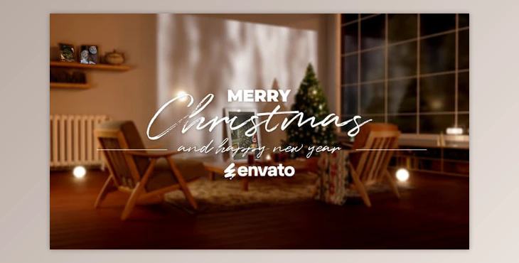 Romantic Christmas Room (VideoHive 55777080) - AE Project