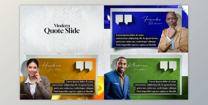 Modern Quote Slide (Videohive 48032011) - AE Project