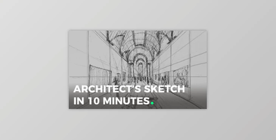 1 Point Perspective: How to do quick architectural sketches