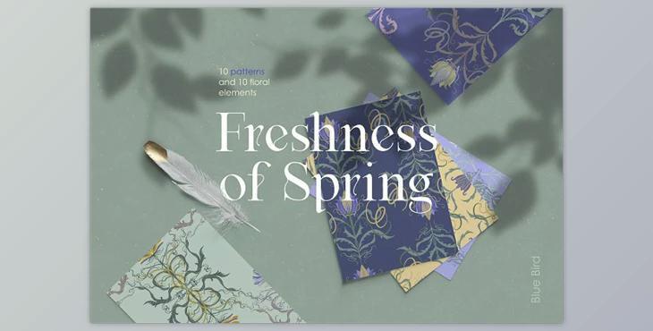 Freshness of Spring – Floral Patterns Collection