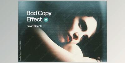 Bad Copy Photo Effect 562821836
