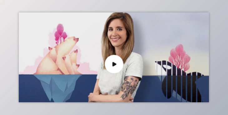 Domestika – Digital illustration with coloured pencils