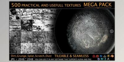 Artstation – MEGA PACK – 500 Practical and Useful Stencil Imperfection