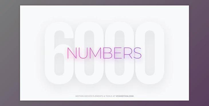 Titles – Numbers (Videohive 36360108) - AE Project