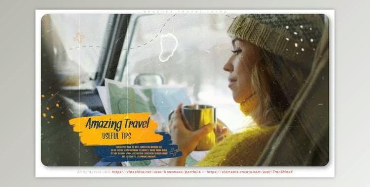 Brushes Travel Intro (Videohive 35904052) - AE Project