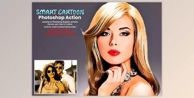 Smart Cartoon Photoshop Action By Studio Retouch