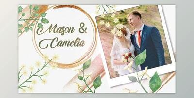 Nature Background Wedding Invitation Card Slideshow (Videohive 39654969) - AE Project