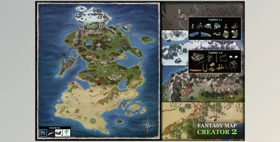 Unity Assets - Unity 2D Fantasy Map Creator 2 v1.2