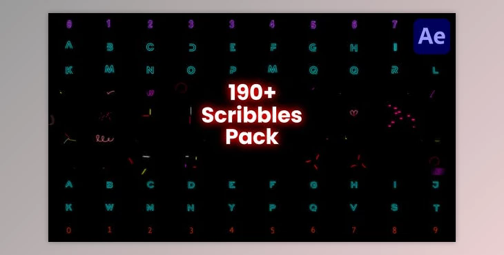 Scribble & Alphabet Pack (Videohive 35853459) - AE Project