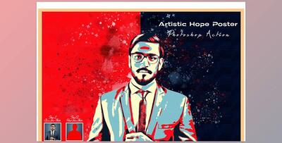 Artistic Hope Poster PS Action CreativeMarket - 7407307