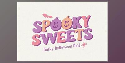 Spooky Sweets Funky Halloween Font