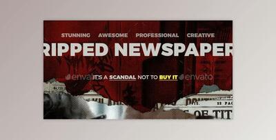 Graphicriver – Ripped Newspapers 10 Templates Unlimited Results 21210529 (PSD, JPG)