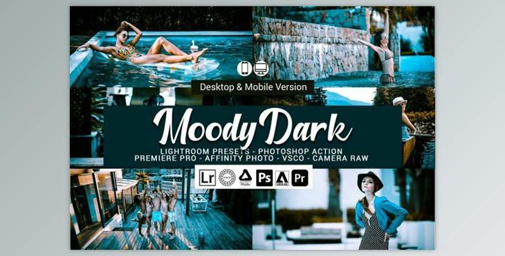 Moody Dark Lightroom Presets By DreamColor