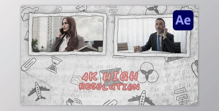 Hand Drawn Corporate Opener (Videohive 45070372) - AE Project