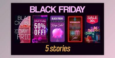 Black Friday & Cyber Monday Stories (Videohive 34688303) - AE Project