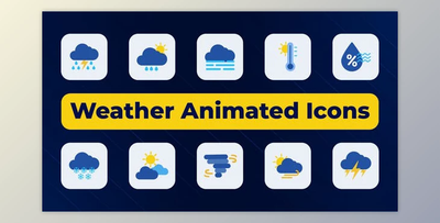 Weather Animated Icons (Videohive 50794776) - AE Project