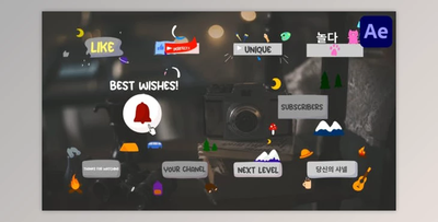 Cartoon Cute Subscribers for After Effects (Videohive 47657764) - AE Project