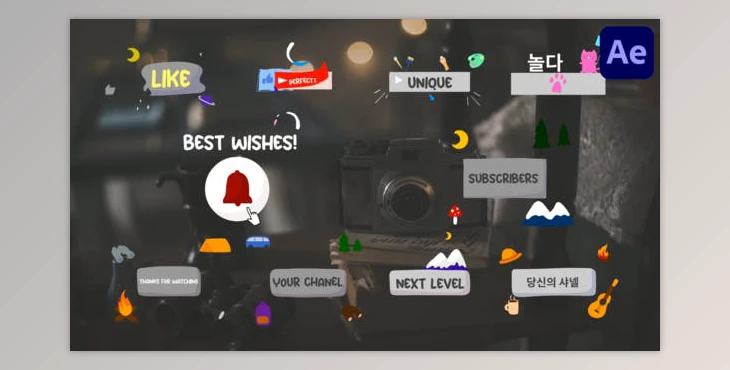 Cartoon Cute Subscribers for After Effects (Videohive 47657764) - AE Project