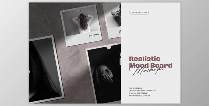 Moodboard Mockup Kit (psd) CreativeMarket 4481949