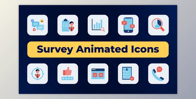 Survey Animated Icons (Videohive 51897972) - AE Project