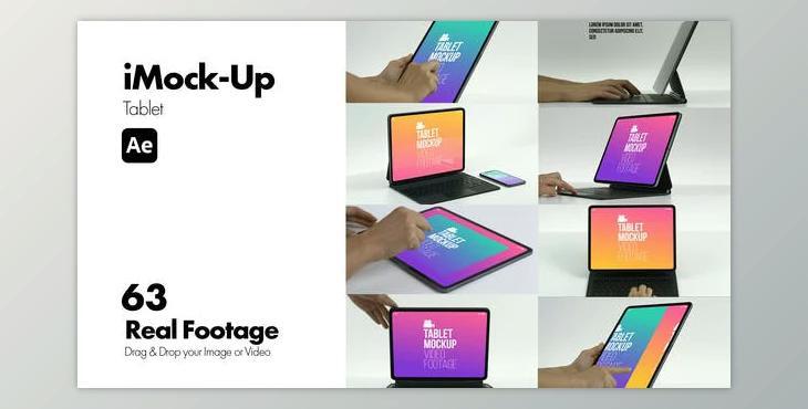 iMock-Up Tablet for After Effects (Videohive 44762408) - AE Project