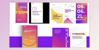 Bright Abstract typography stories (Videohive 32690984) - AE Project