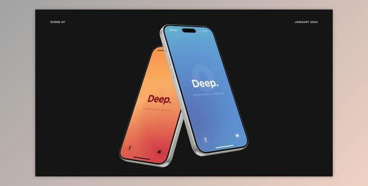 Deep - App Promo (Videohive 50623318) - AE Project
