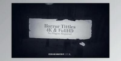 Horror Titles (Videohive 34935658) - AE Project