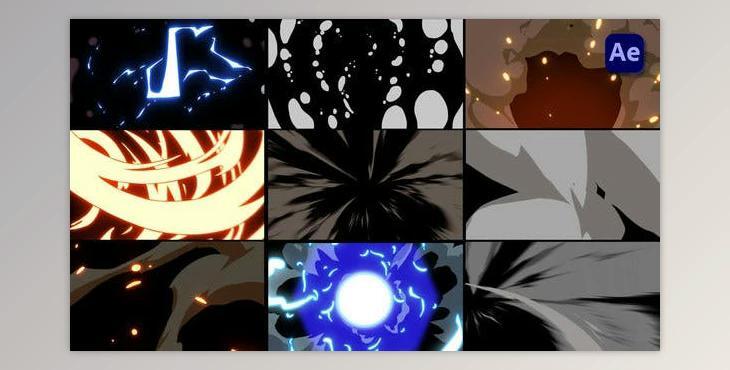 Smooth Explosion hand-drawn Transitions [After Effects] (Videohive 46854230) - AE Project