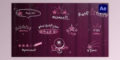 Drawn Rates Titles for After Effects (Videohive 53578471) - AE Project