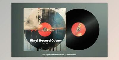 Vinyl Record Opener (Videohive 50867668) - AE Project