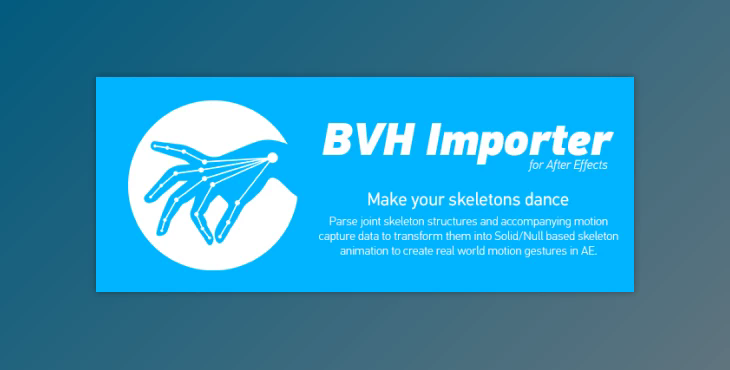 Aescripts BVH Importer v1.6 (Win, Mac)