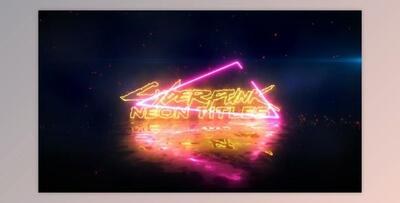 Cyberpunk Neon Titles (Videohive 33202454) - AE Project
