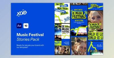 Music Event Stories Pack (Videohive 53354004) - AE Project