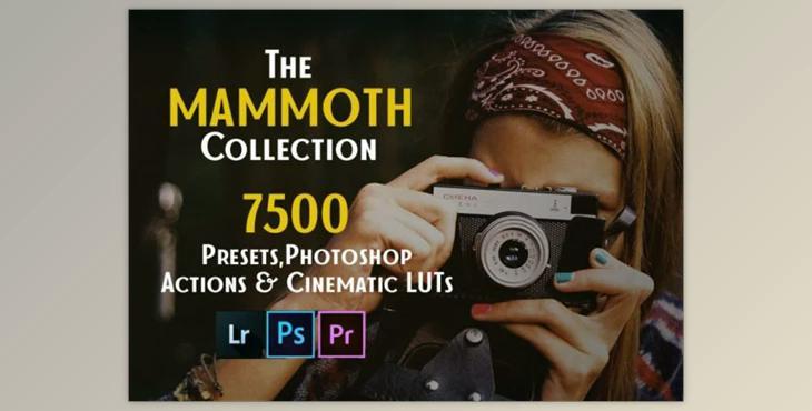 7500 Lightroom Presets, Photoshop Actions and Cinematic LUTs