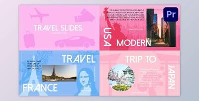 Travel Slides for Premiere Pro (Videohive 51932049)