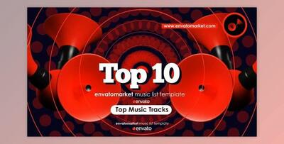 Music Top 10 (Videohive 43216192) - AE Project