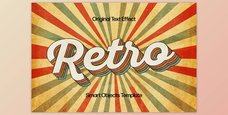 Retro Worn Text Effect - 92034645