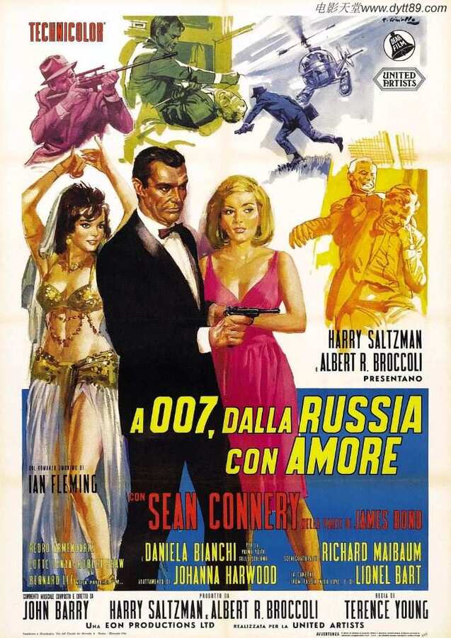 1963年英国经典动作片《007之俄罗斯之恋》BD国英双语中英双字