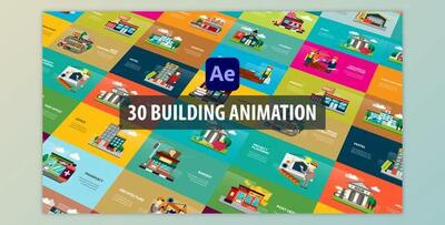 Building Animation - After Effects (Videohive 32526197) - AE Project