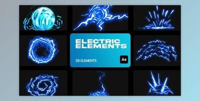 Electricity Cartoon VFX for After Effects (Videohive 36191300) - AE Project