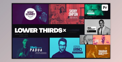 Lower Thirds X (Videohive 34817145)