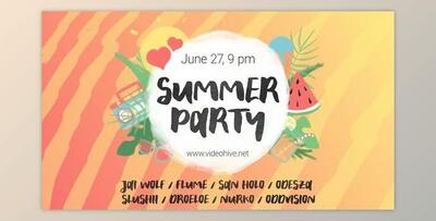 Summer Party Promo (Videohive 25815207) - AE Project