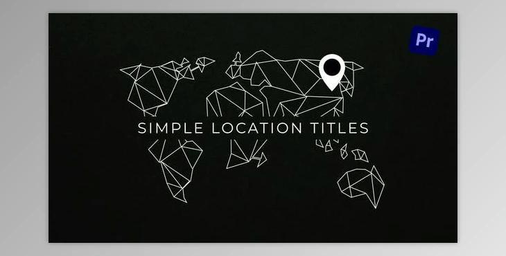 Simple Location Titles (Videohive 37895824) - PR Project