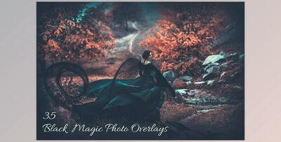35 Black Magic Photo Overlays CreativeMarket-3499406 (PNG)