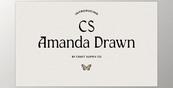 CS Amanda Drawn Creative Market - 289515038