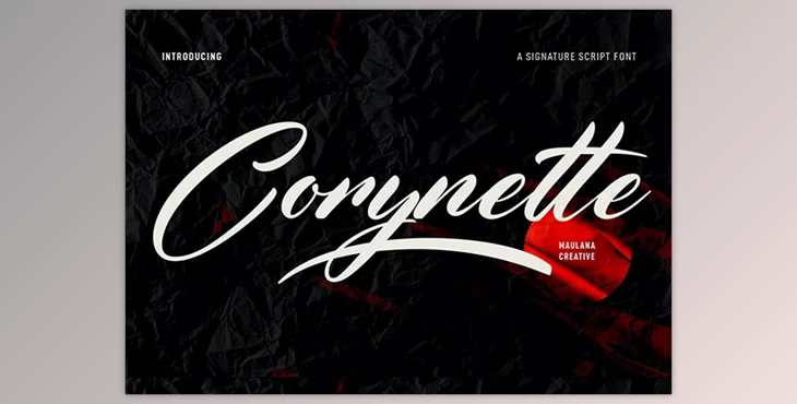 Corynette Signature Script Font