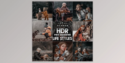 PRO HDR Photoshop Actions By 2lagus (ATN)