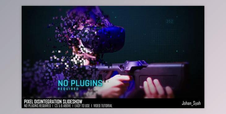 Pixel Disintegration_Slideshow (Videohive 45464169) - AE Project